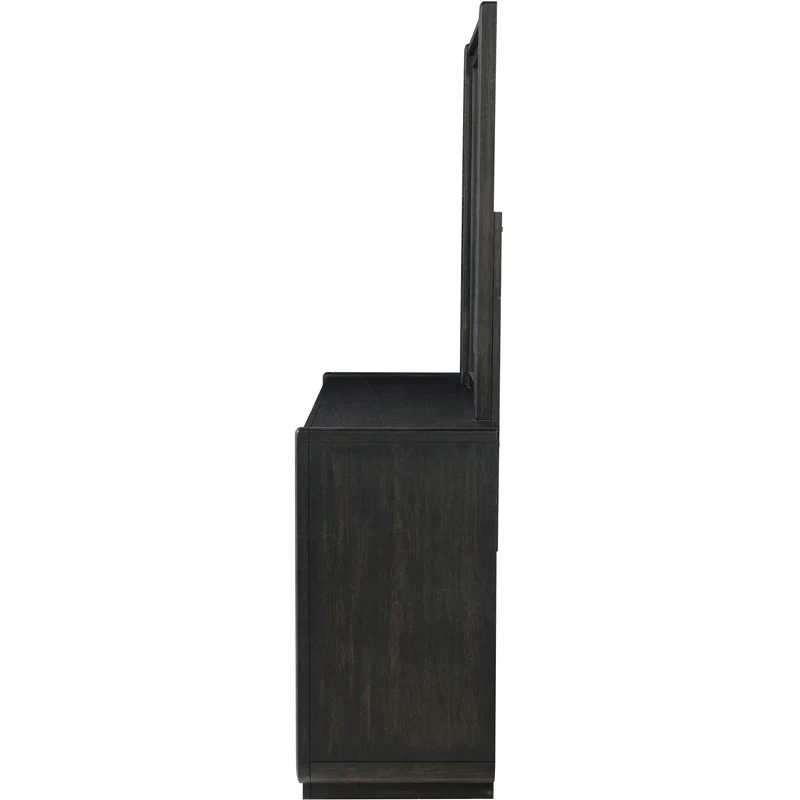 Coaster Furniture Leandro 222493M 8-drawer Bedroom Dresser with Mirror - Burnished Black