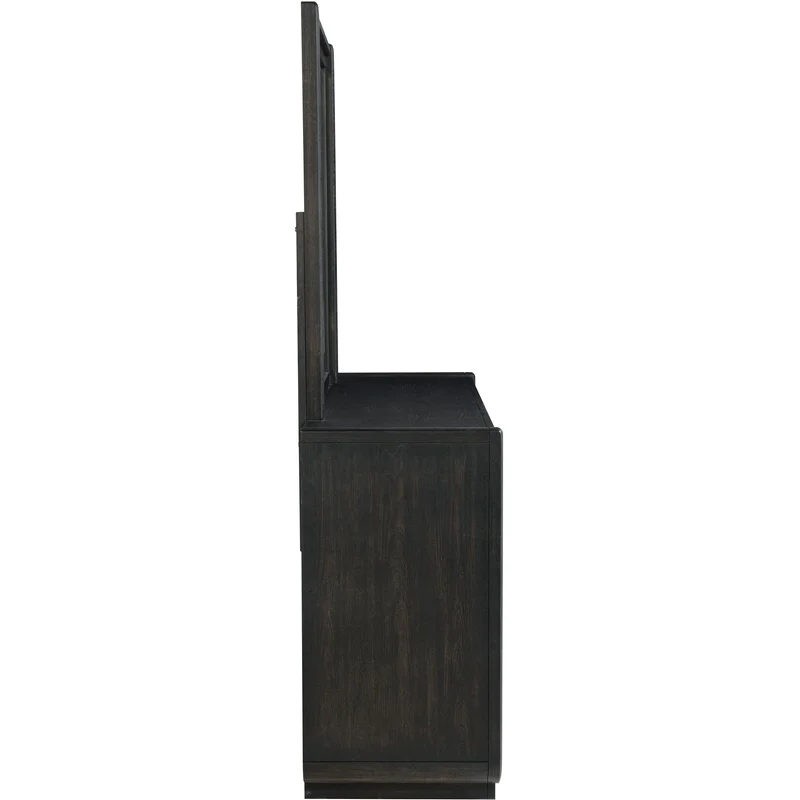 Coaster Furniture Leandro 222493M 8-drawer Bedroom Dresser with Mirror - Burnished Black