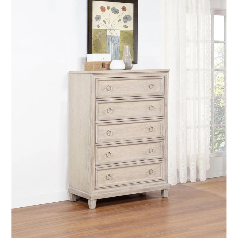 Coaster Furniture Pembroke 215925 5-drawer Chest - Washed Oak