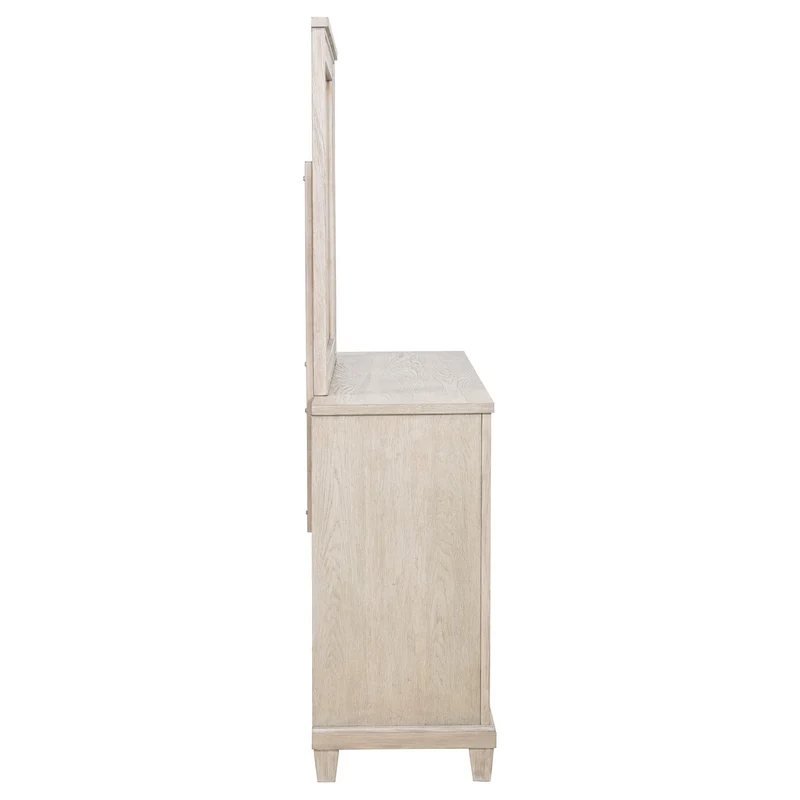 Coaster Furniture Pembroke 215923M 6-drawer Bedroom Dresser with Mirror - Washed Oak