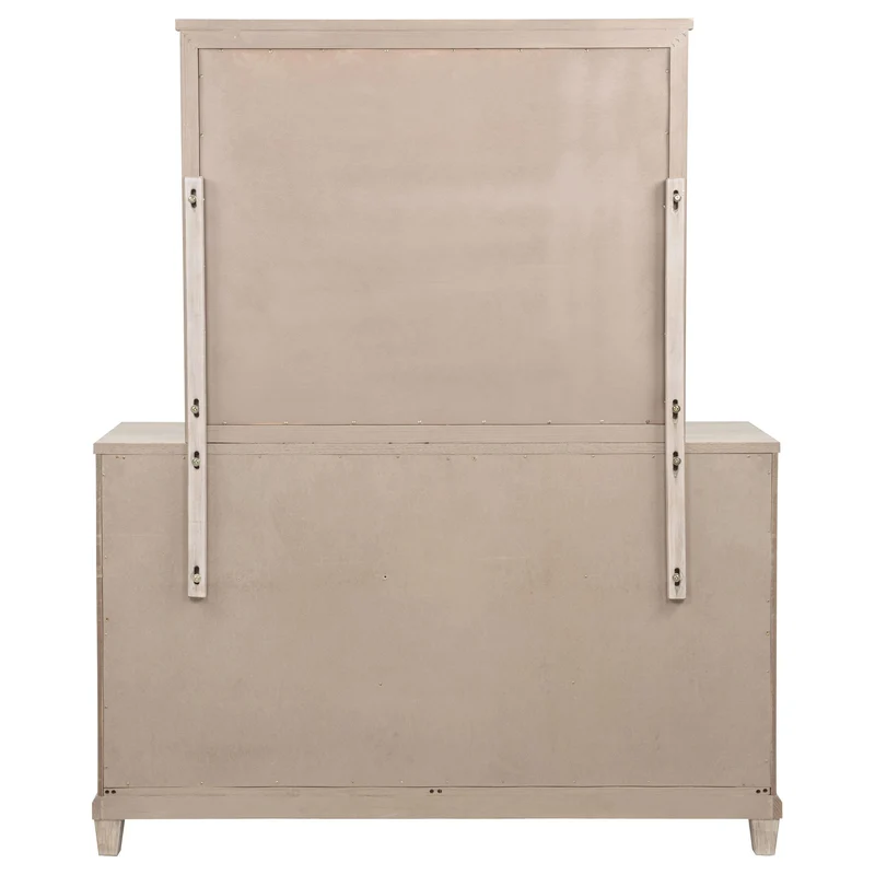 Coaster Furniture Pembroke 215923M 6-drawer Bedroom Dresser with Mirror - Washed Oak