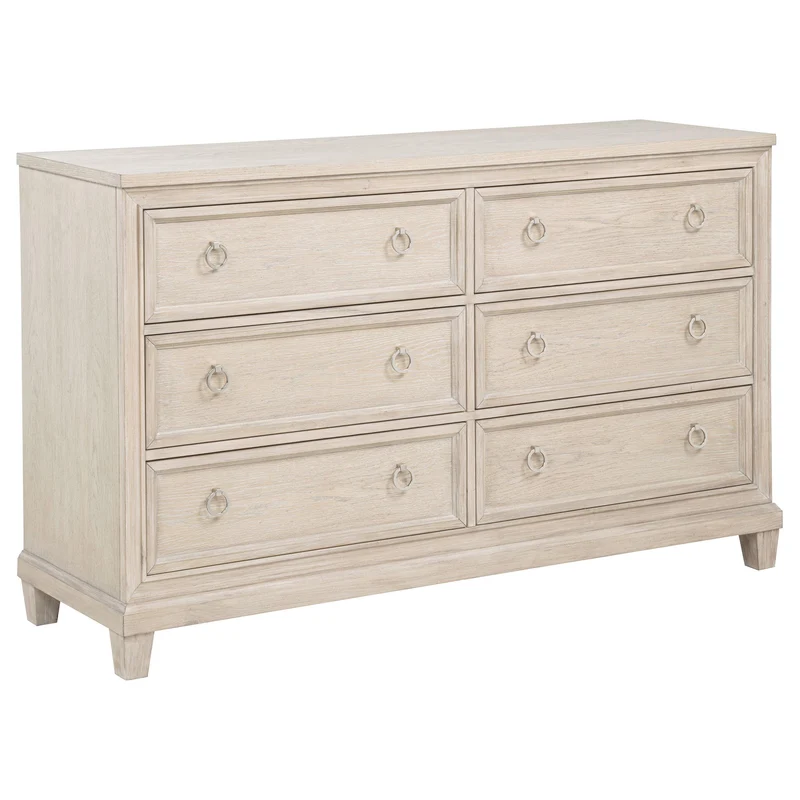 Coaster Furniture Pembroke 215923 6-drawer Bedroom Dresser Cabinet - Washed Oak