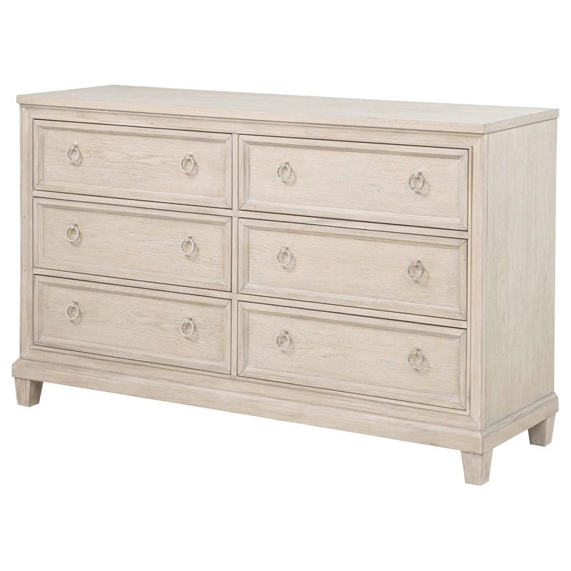 Coaster Furniture Pembroke 215923 6-drawer Bedroom Dresser Cabinet - Washed Oak