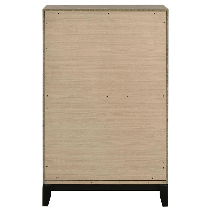 Coaster Furniture Valen 215915 5-drawer Bedroom Chest - Light Taupe