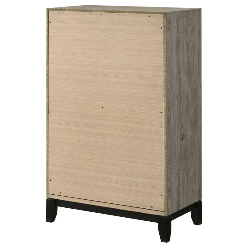 Coaster Furniture Valen 215915 5-drawer Bedroom Chest - Light Taupe