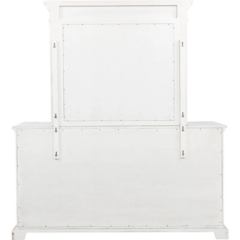 Coaster Furniture McKinney 215873M 6-drawer Bedroom Dresser with Mirror - Vintage White