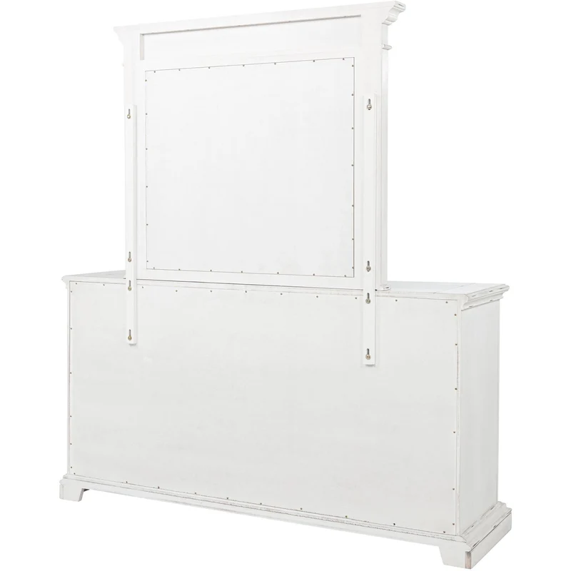 Coaster Furniture McKinney 215873M 6-drawer Bedroom Dresser with Mirror - Vintage White