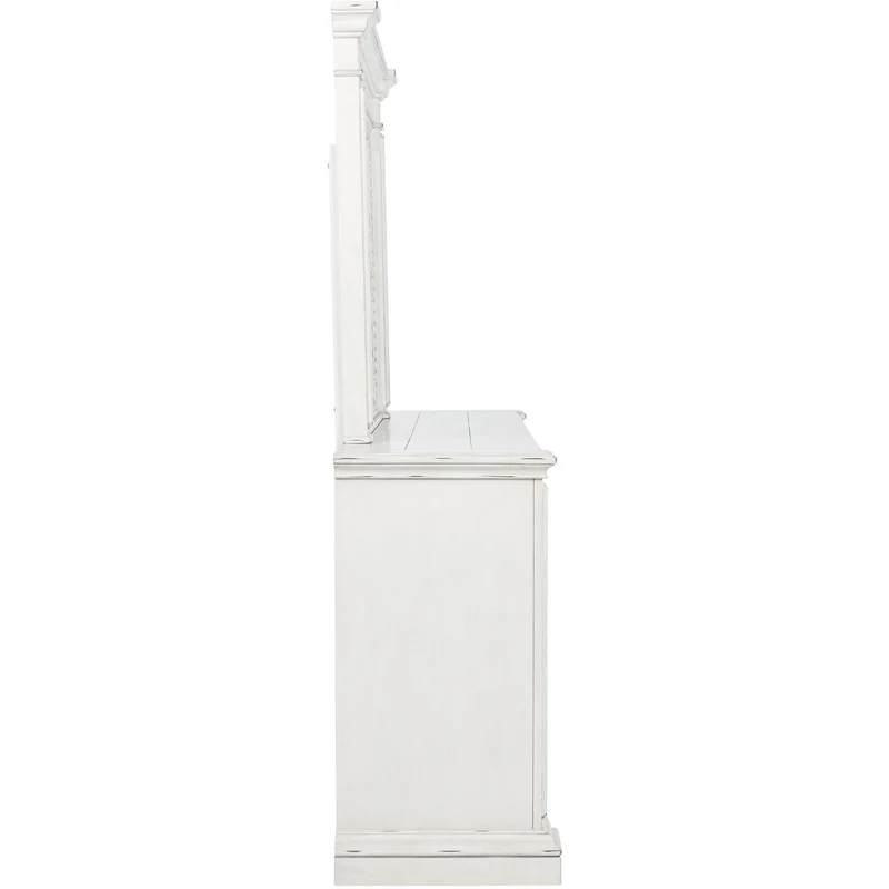 Coaster Furniture McKinney 215873M 6-drawer Bedroom Dresser with Mirror - Vintage White