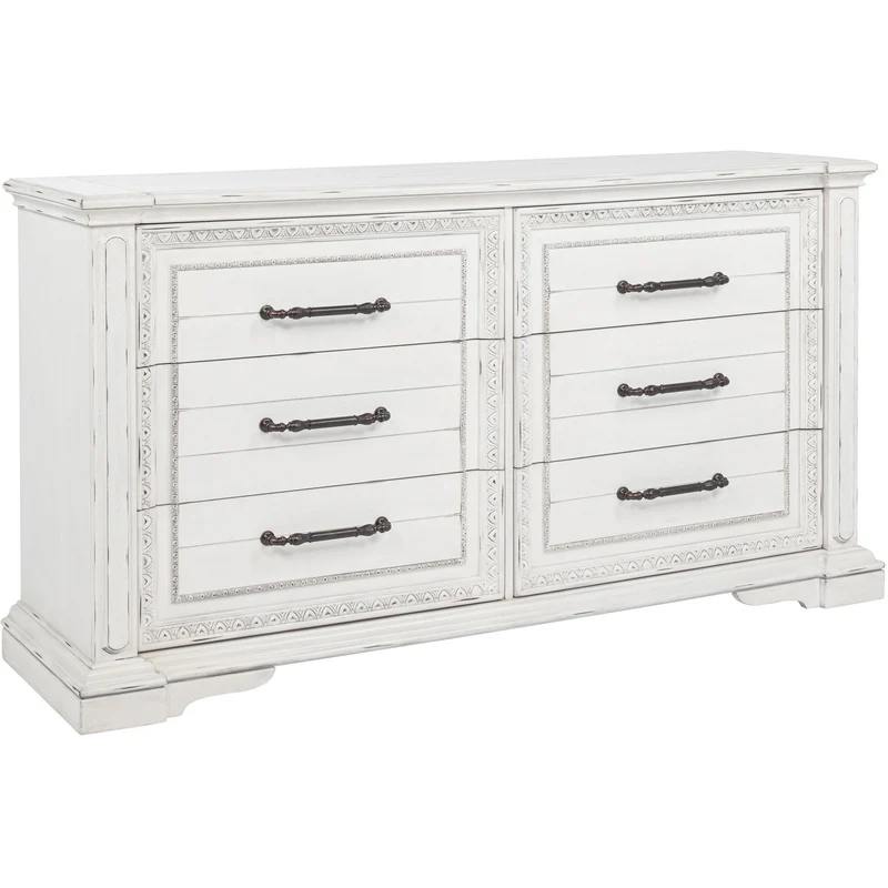 Coaster Furniture McKinney 215873 6-drawer Bedroom Dresser Cabinet - Vintage White