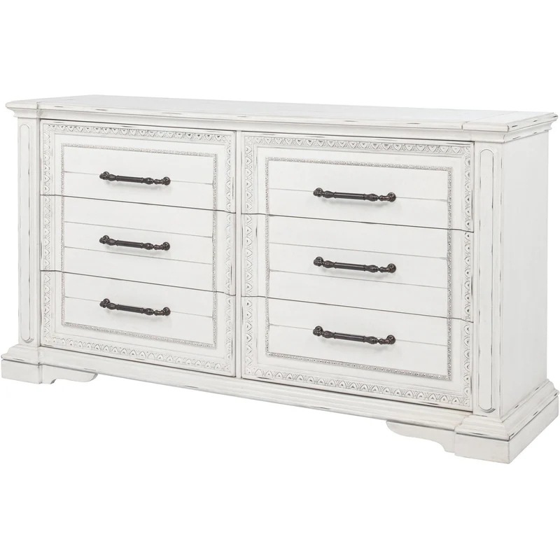 Coaster Furniture McKinney 215873 6-drawer Bedroom Dresser Cabinet - Vintage White