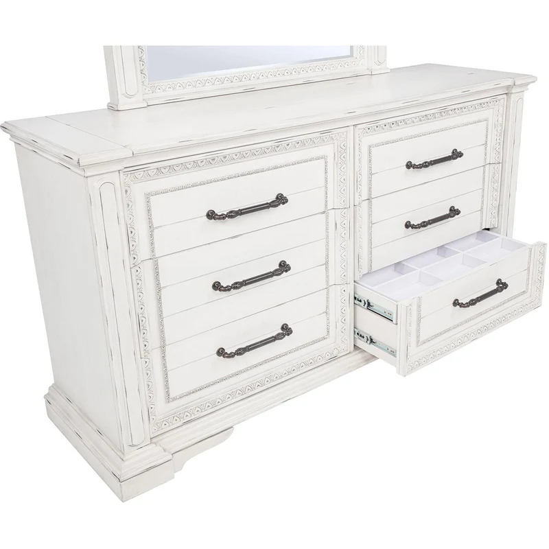 Coaster Furniture McKinney 215873 6-drawer Bedroom Dresser Cabinet - Vintage White