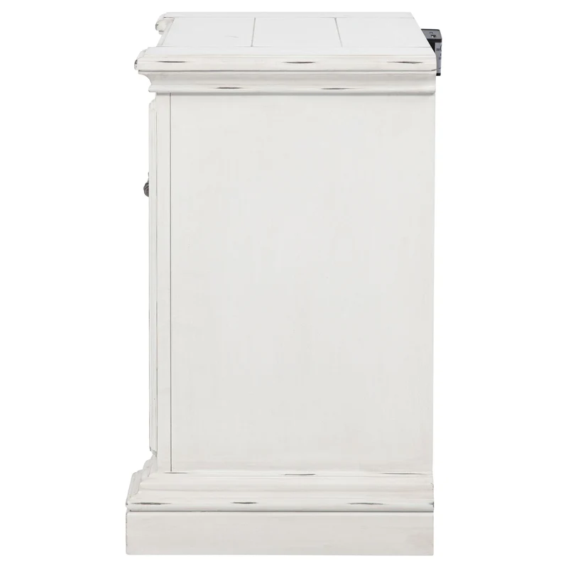 Coaster Furniture McKinney 215872 2-drawer Nightstand with Dual USB - Vintage White
