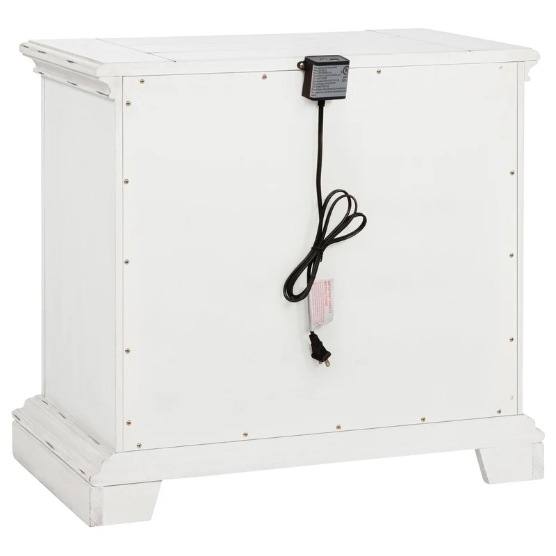 Coaster Furniture McKinney 215872 2-drawer Nightstand with Dual USB - Vintage White