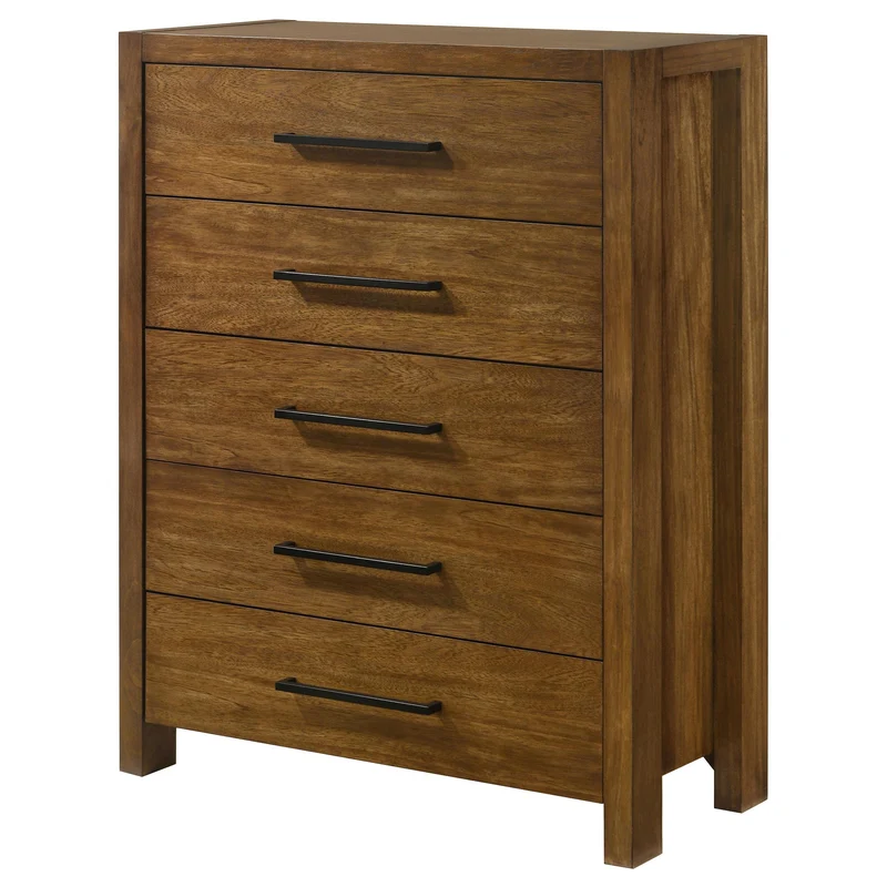 Coaster Furniture Adderley 215855 5-drawer Bedroom Chest - Warm Brown