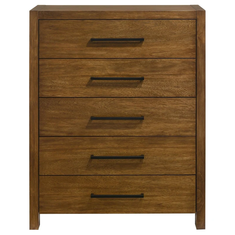 Coaster Furniture Adderley 215855 5-drawer Bedroom Chest - Warm Brown
