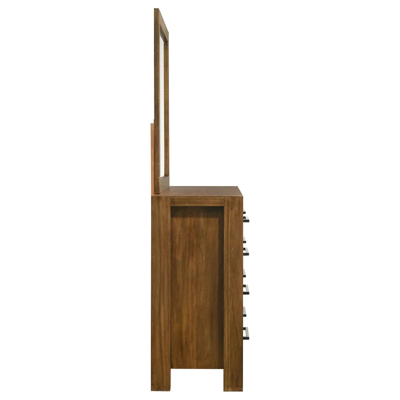 Coaster Furniture Adderley 215853M 8-drawer Bedroom Dresser and Mirror - Warm Brown