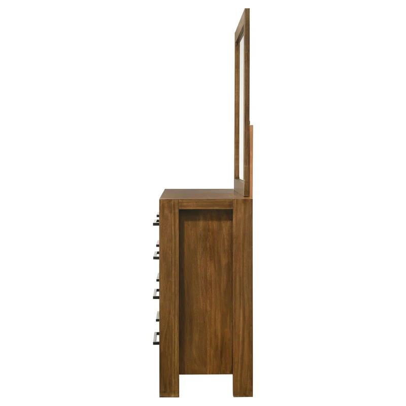 Coaster Furniture Adderley 215853M 8-drawer Bedroom Dresser and Mirror - Warm Brown