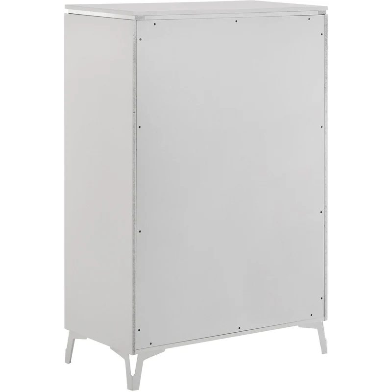 Coaster Furniture Cassia 215795 5-drawer Bedroom Chest - White High Gloss