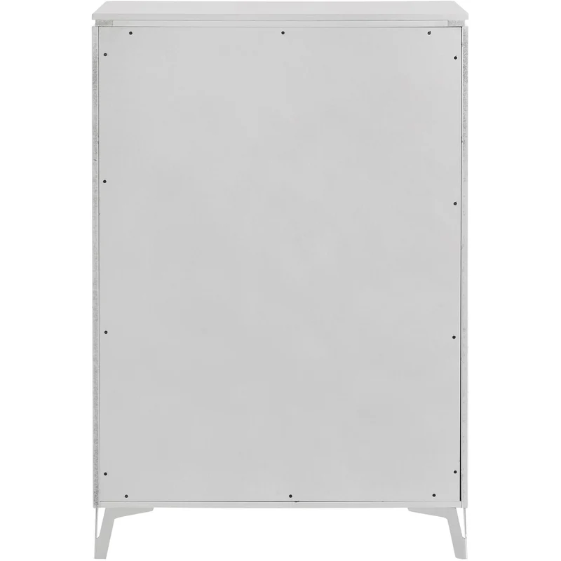 Coaster Furniture Cassia 215795 5-drawer Bedroom Chest - White High Gloss