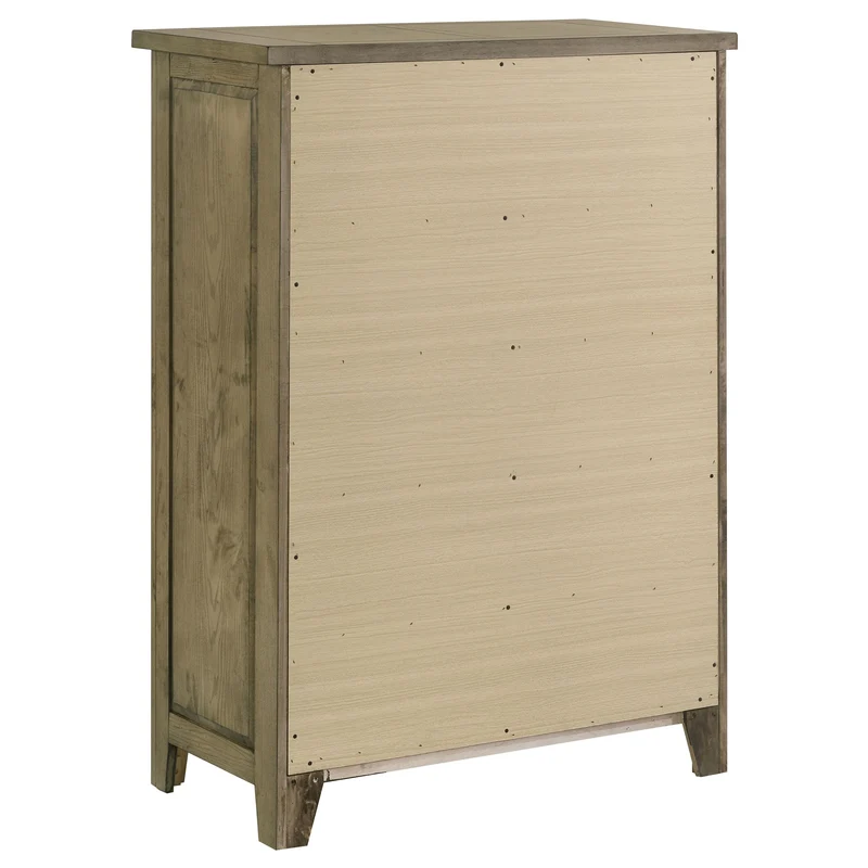 Coaster Furniture Hazlewood 207535 5-drawer Bedroom Chest - Vineyard Oak