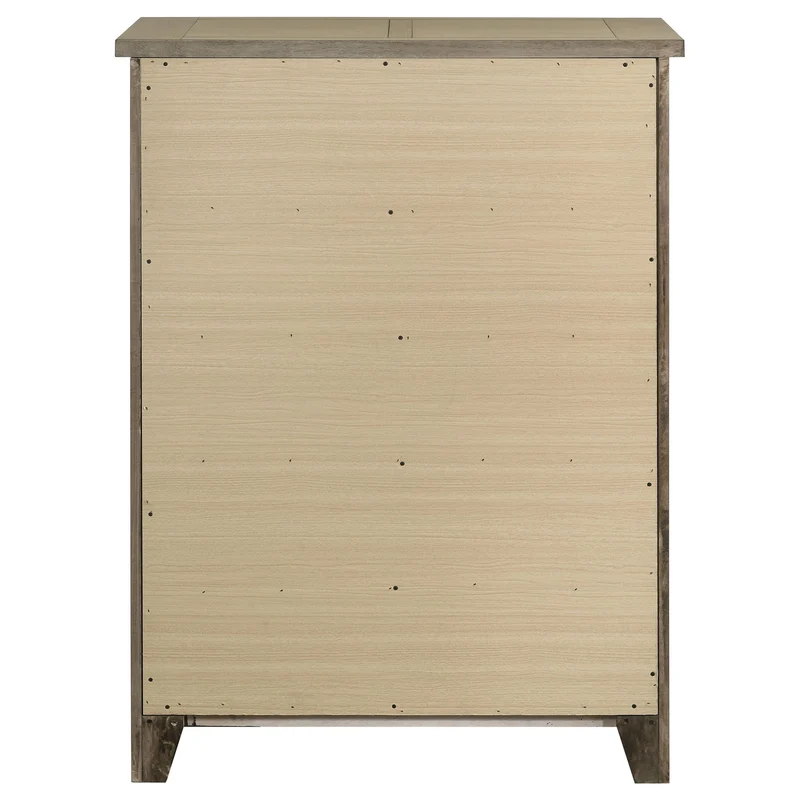 Coaster Furniture Hazlewood 207535 5-drawer Bedroom Chest - Vineyard Oak