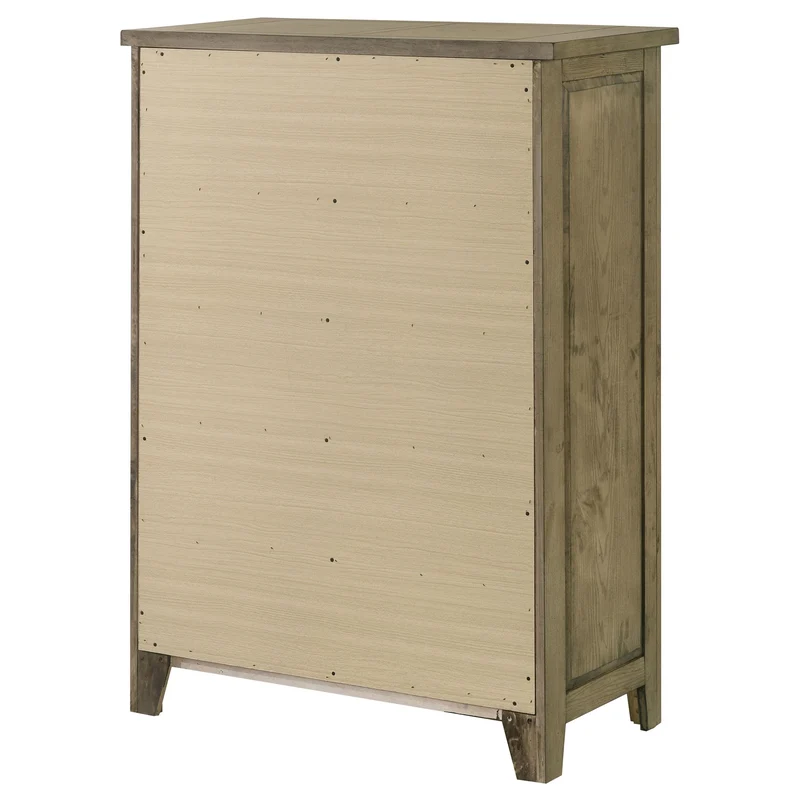Coaster Furniture Hazlewood 207535 5-drawer Bedroom Chest - Vineyard Oak