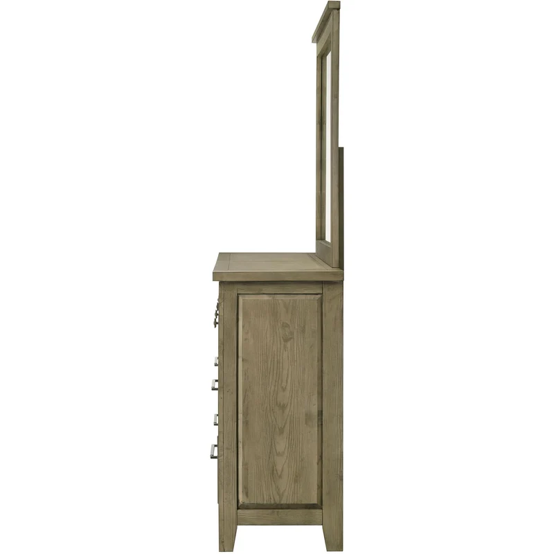 Coaster Furniture Hazlewood 207533M 6-drawer Bedroom Dresser with Mirror - Vineyard Oak
