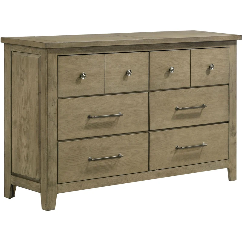 Coaster Furniture Hazlewood 207533 6-drawer Bedroom Dresser Cabinet - Vineyard Oak
