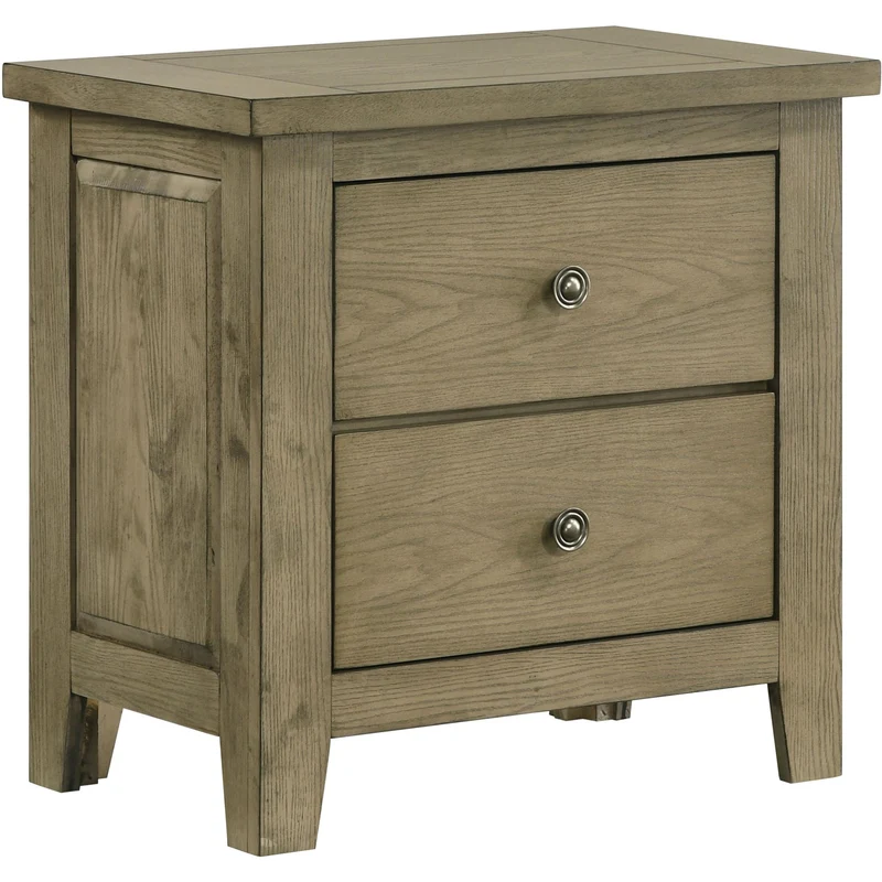 Coaster Furniture Hazlewood 207532 2-drawer Nightstand Bedside Table - Vineyard Oak