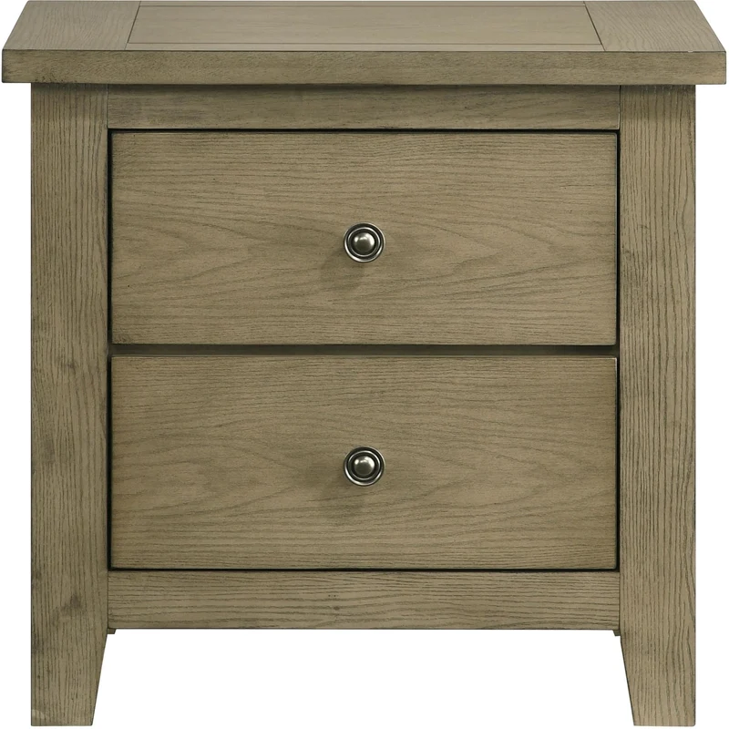 Coaster Furniture Hazlewood 207532 2-drawer Nightstand Bedside Table - Vineyard Oak