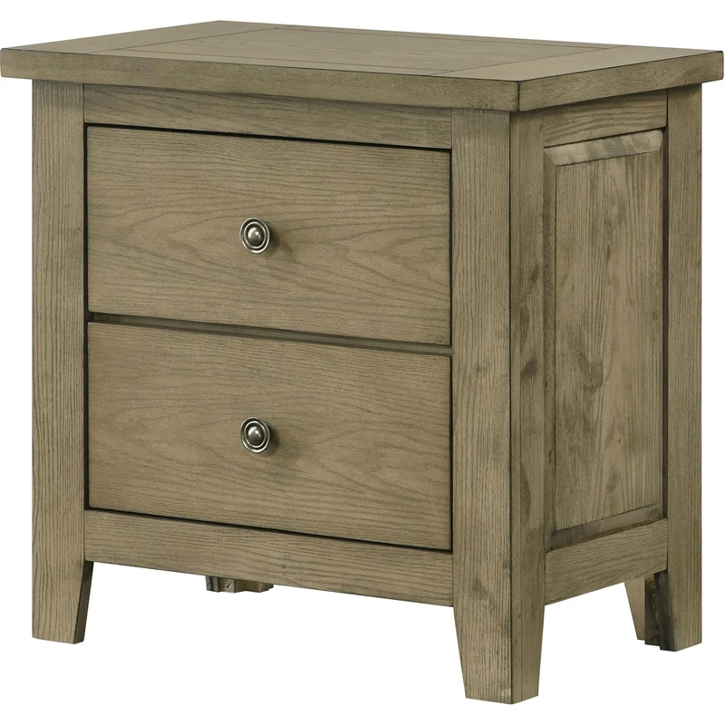 Coaster Furniture Hazlewood 207532 2-drawer Nightstand Bedside Table - Vineyard Oak