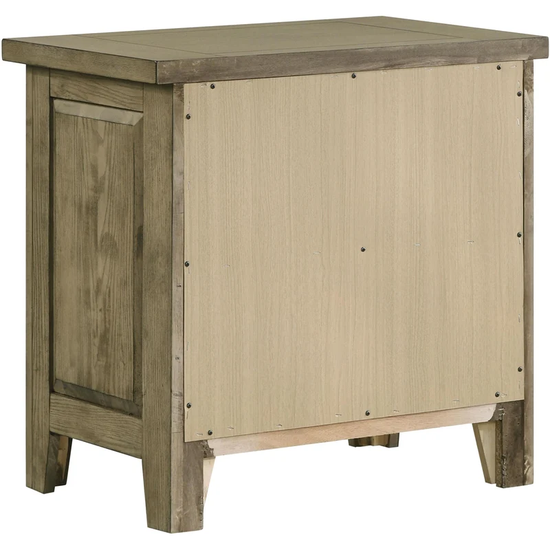 Coaster Furniture Hazlewood 207532 2-drawer Nightstand Bedside Table - Vineyard Oak