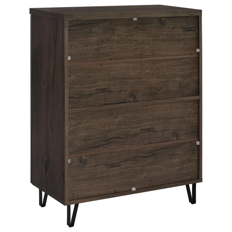 Coaster Furniture Brixton 950423 2-door Entryway Shoe Storage Cabinets - Smoked Oak