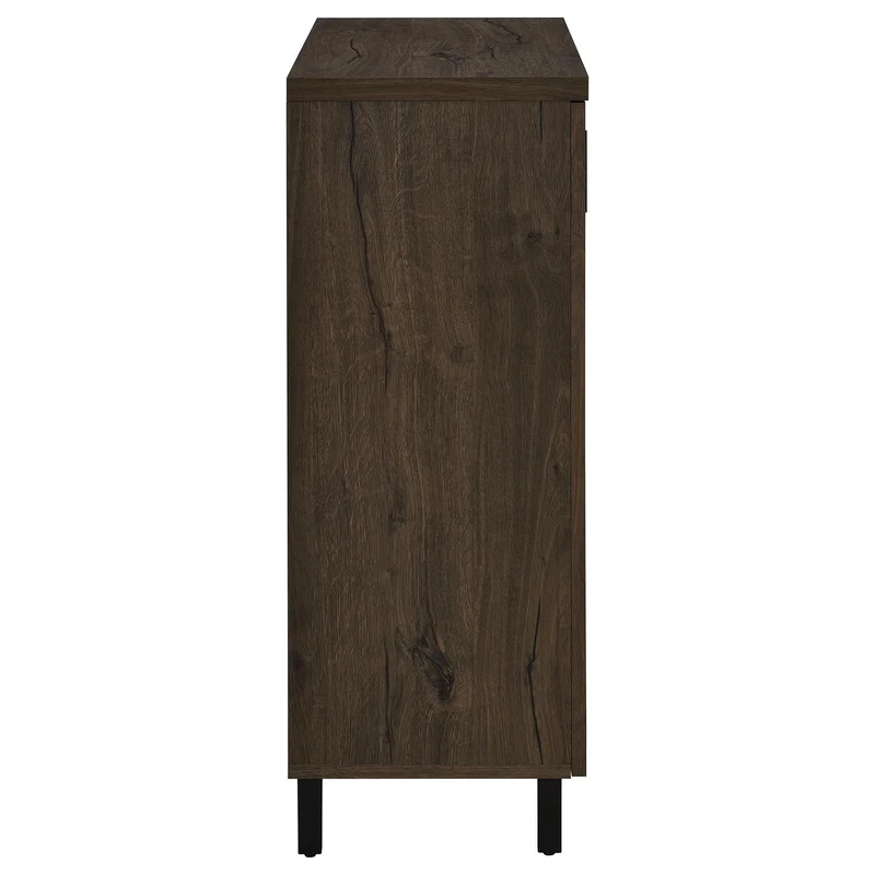 Coaster Furniture Brixton 950423 2-door Entryway Shoe Storage Cabinets - Smoked Oak