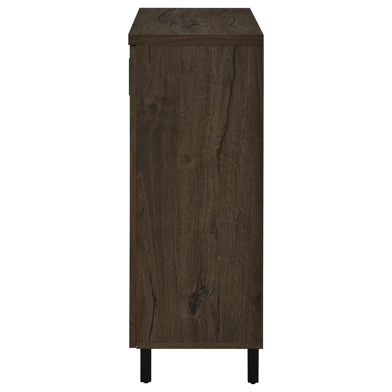 Coaster Furniture Brixton 950423 2-door Entryway Shoe Storage Cabinets - Smoked Oak
