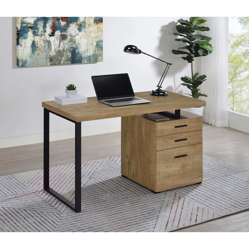 Coaster Furniture Brennan 800787 47-inch 3-drawer Office Computer Desk - Mango
