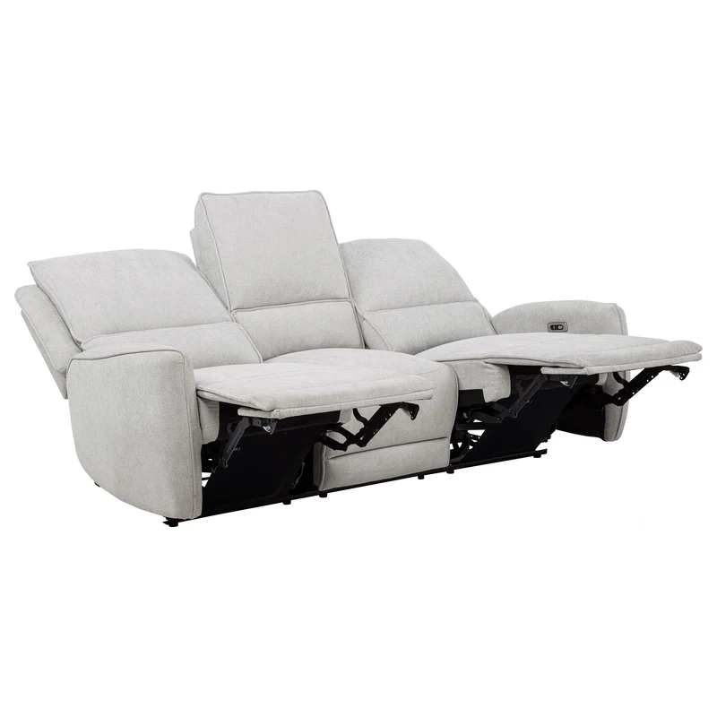 Coaster Furniture Sylmar 610521P Chenille Upholstered Power Reclining Sofa - Dove Grey