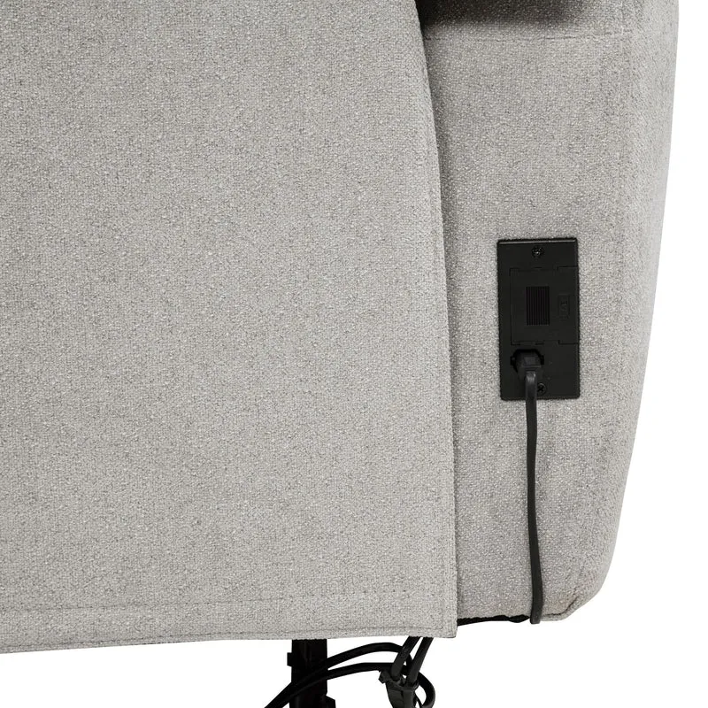 Coaster Furniture Sylmar 610521P Chenille Upholstered Power Reclining Sofa - Dove Grey