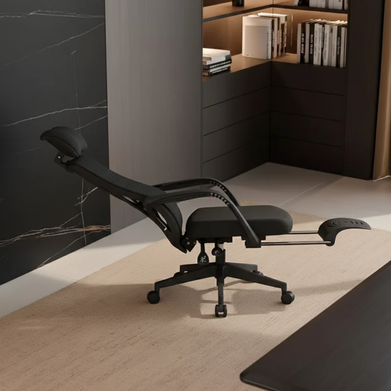 Peacock Back Adjustable Recliner Desk Chair - Minimalist Ergonomic Design 150° Recline & Breathable Mesh & SGS Certified Gas Lift For Home Office