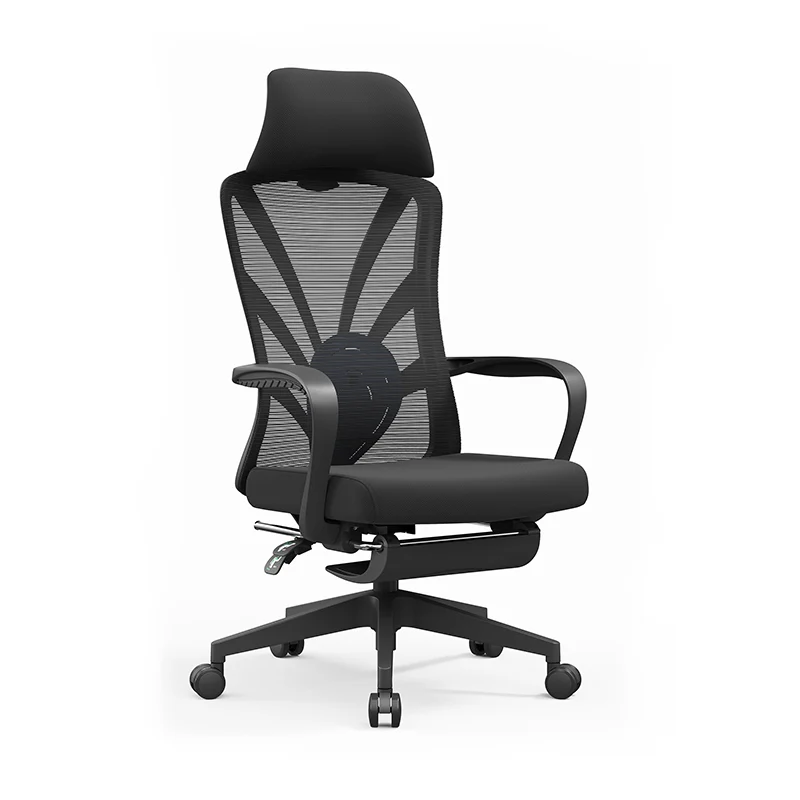 Peacock Back Adjustable Recliner Desk Chair - Minimalist Ergonomic Design 150° Recline & Breathable Mesh & SGS Certified Gas Lift For Home Office