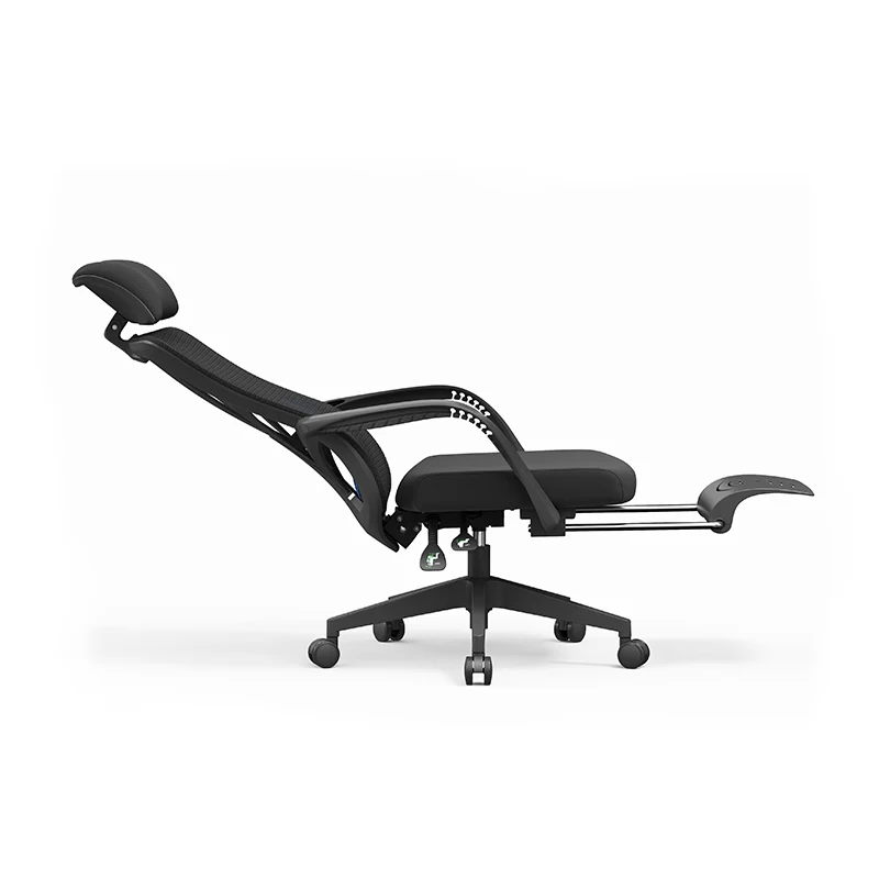 Peacock Back Adjustable Recliner Desk Chair - Minimalist Ergonomic Design 150° Recline & Breathable Mesh & SGS Certified Gas Lift For Home Office