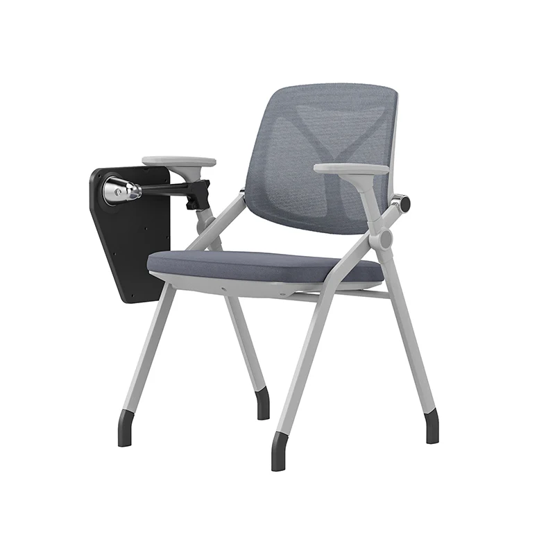 Premium Mesh Back Office Desk Chair - Minimalist Multifunctional Ergonomic Chair With Adjustable Armrests And 180° Flip Desk For Home Office