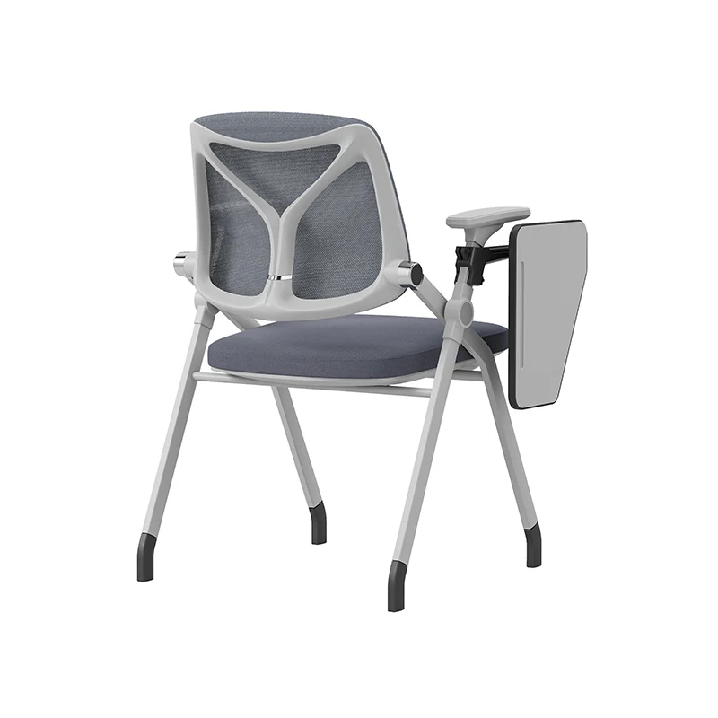 Premium Mesh Back Office Desk Chair - Minimalist Multifunctional Ergonomic Chair With Adjustable Armrests And 180° Flip Desk For Home Office