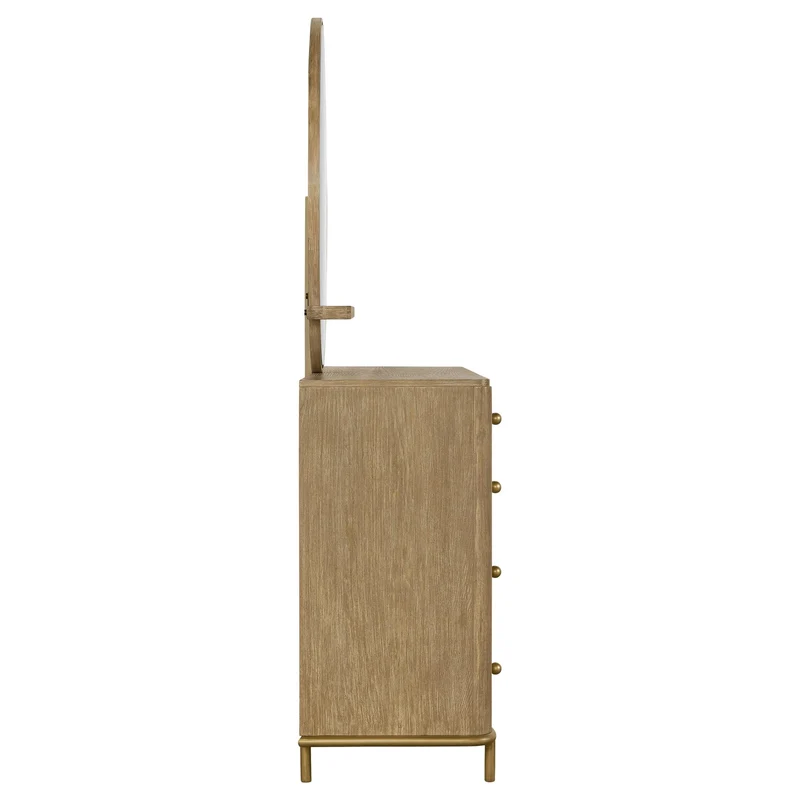 Coaster Furniture Arini 224303M 8-Drawer Dresser with Mirror - Sand Wash