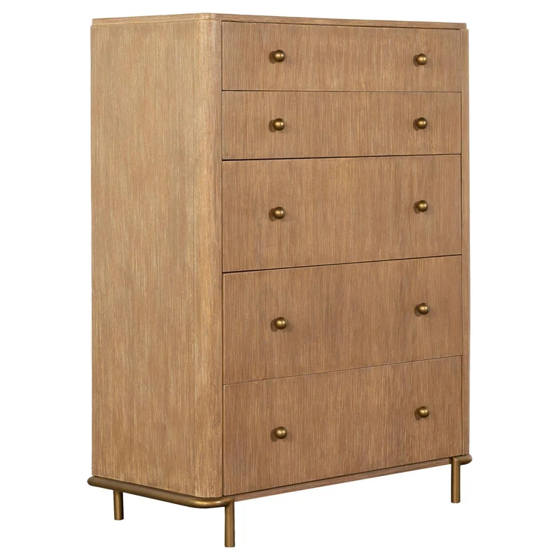 Coaster Furniture Arini 224305 5-Drawer Bedroom Chest - Sand Wash