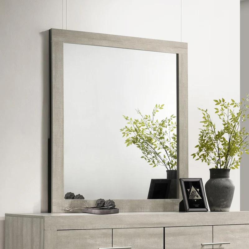 Coaster Furniture Trenton 225064 Dresser Mirror - Rustic Cream