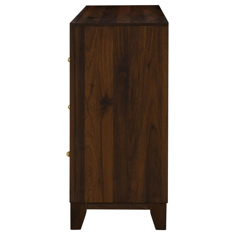 Coaster Furniture Welsley 223443 6-Drawer Dresser Cabinet - Walnut