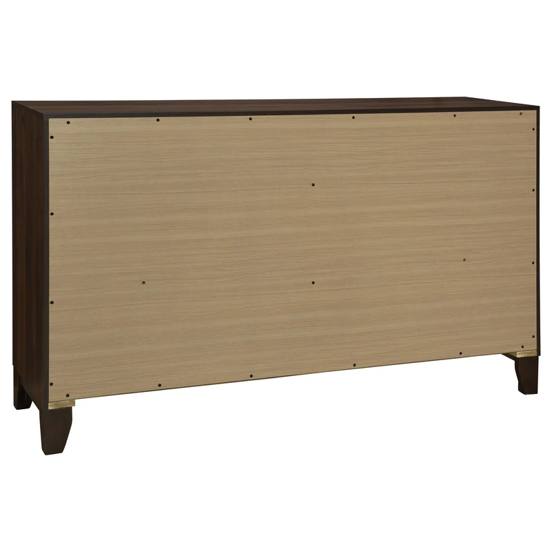 Coaster Furniture Welsley 223443 6-Drawer Dresser Cabinet - Walnut
