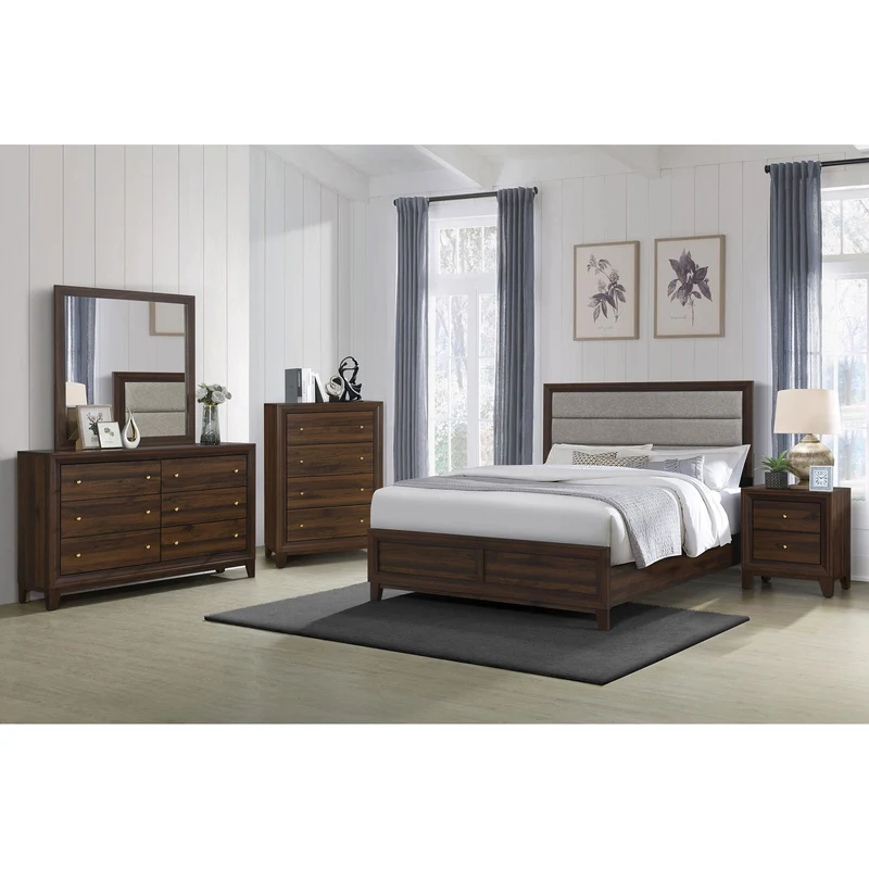 Coaster Furniture Welsley 223443 6-Drawer Dresser Cabinet - Walnut
