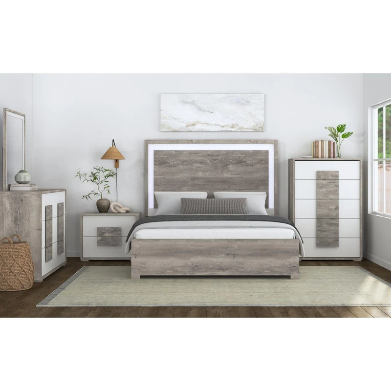 Elements International San Matteo B-16010-7-DR 6-Drawer Dresser